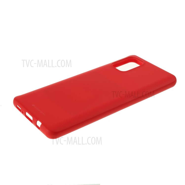 MERCURY GOOSPERY Soft Feeling Series Matte TPU Back Phone Case for Samsung Galaxy A71 - Red-4