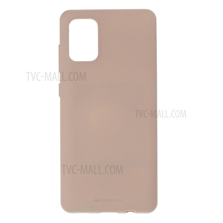 MERCURY GOOSPERY Soft Feeling Series Matte TPU Back Phone Case for Samsung Galaxy A71 - Light Pink-1