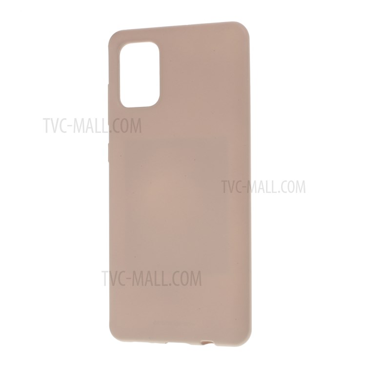 MERCURY GOOSPERY Soft Feeling Series Matte TPU Back Phone Case for Samsung Galaxy A71 - Light Pink-2