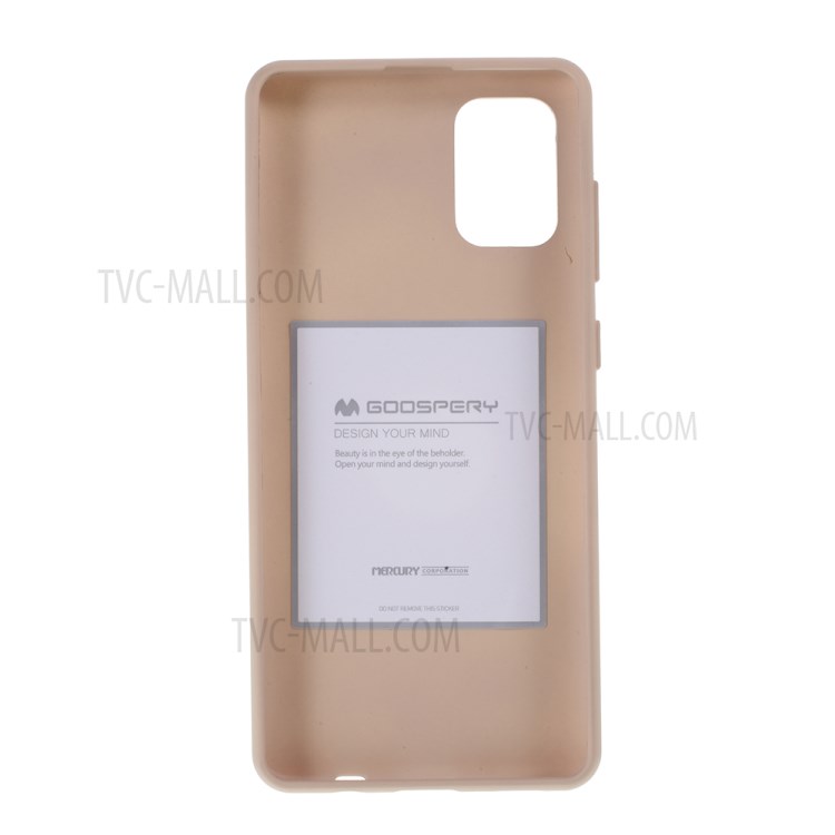 MERCURY GOOSPERY Soft Feeling Series Matte TPU Back Phone Case for Samsung Galaxy A71 - Light Pink-3