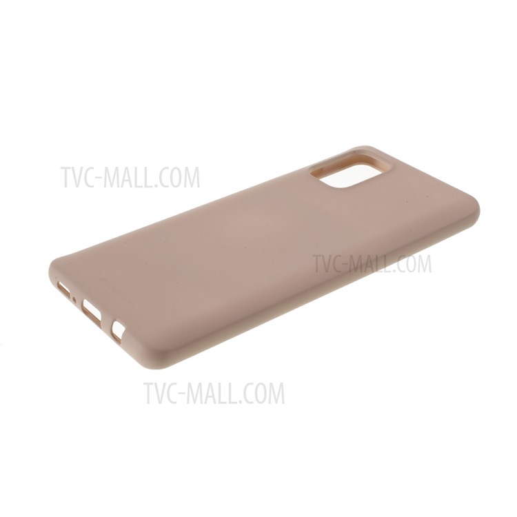 MERCURY GOOSPERY Soft Feeling Series Matte TPU Back Phone Case for Samsung Galaxy A71 - Light Pink-4