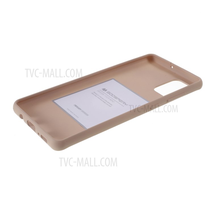 MERCURY GOOSPERY Soft Feeling Series Matte TPU Back Phone Case for Samsung Galaxy A71 - Light Pink-5