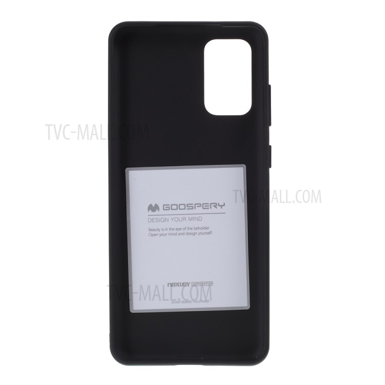 MERCURY GOOSPERY Matte TPU Mobile Phone Shell Covering for Samsung Galaxy S20 Plus - Black-3