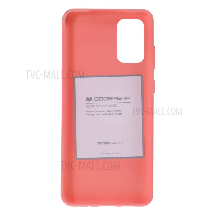 MERCURY GOOSPERY Matte TPU Mobile Phone Shell Covering for Samsung Galaxy S20 Plus/S20 Plus 5G - Pink-3