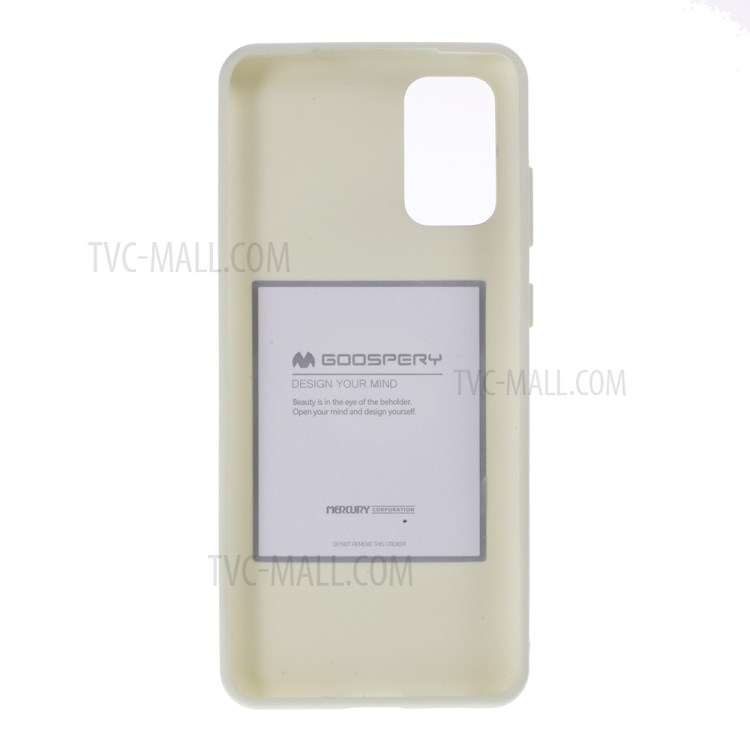 MERCURY GOOSPERY Matte TPU Mobile Phone Shell Covering for Samsung Galaxy S20 Plus - White-3