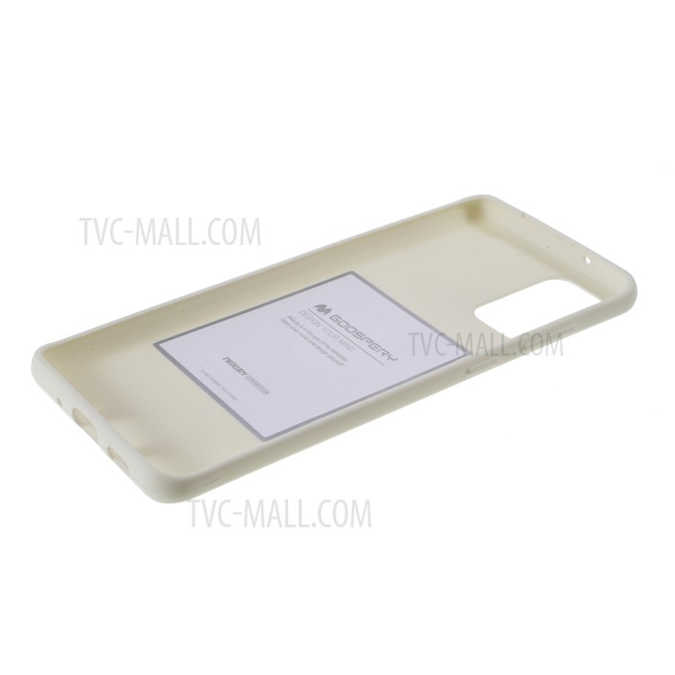 MERCURY GOOSPERY Matte TPU Mobile Phone Shell Covering for Samsung Galaxy S20 Plus - White-5