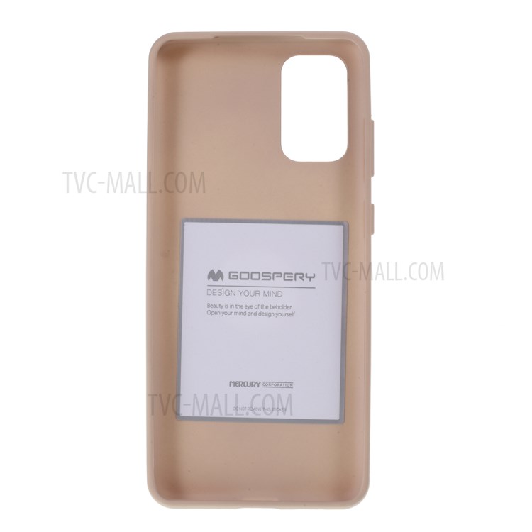 MERCURY GOOSPERY Matte TPU Mobile Phone Shell Covering for Samsung Galaxy S20 Plus/S20 Plus 5G - Light Pink-3