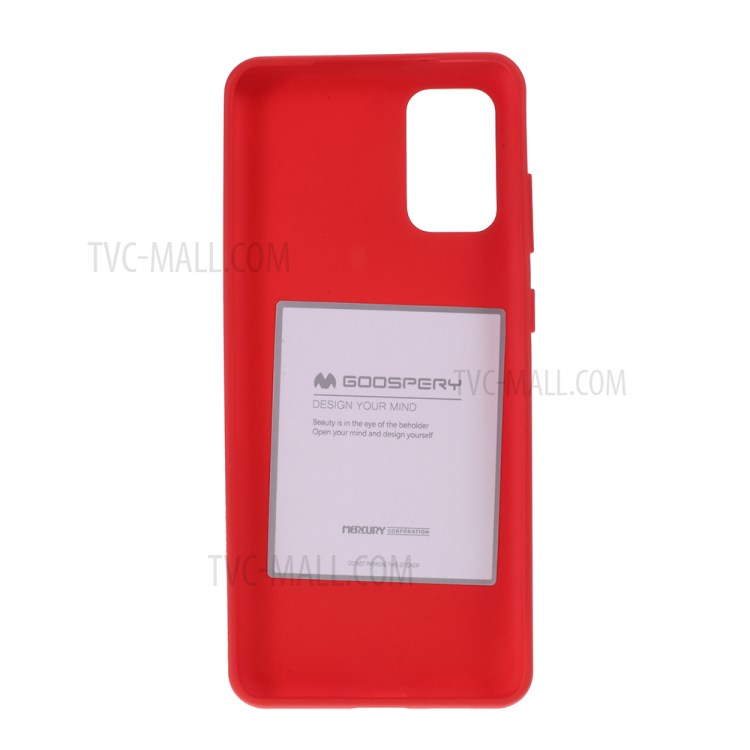 MERCURY GOOSPERY Matte TPU Mobile Phone Shell Covering for Samsung Galaxy S20 Plus - Red-3