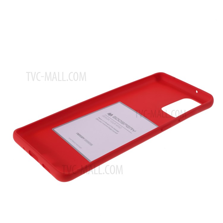 MERCURY GOOSPERY Matte TPU Mobile Phone Shell Covering for Samsung Galaxy S20 Plus - Red-5