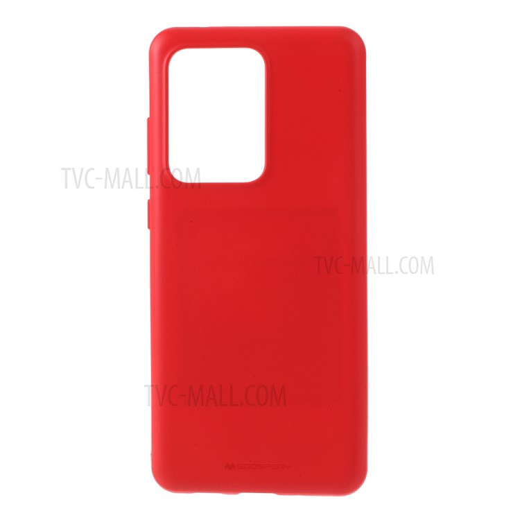 MERCURY GOOSPERY Matte TPU Back Phone Case Accessory for Samsung Galaxy S20 Ultra - Red-1