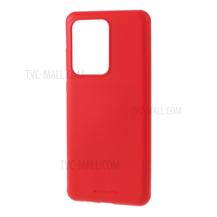 MERCURY GOOSPERY Matte TPU Back Phone Case Accessory for Samsung Galaxy S20 Ultra - Red-3