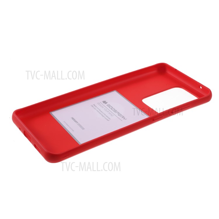 MERCURY GOOSPERY Matte TPU Back Phone Case Accessory for Samsung Galaxy S20 Ultra - Red-6