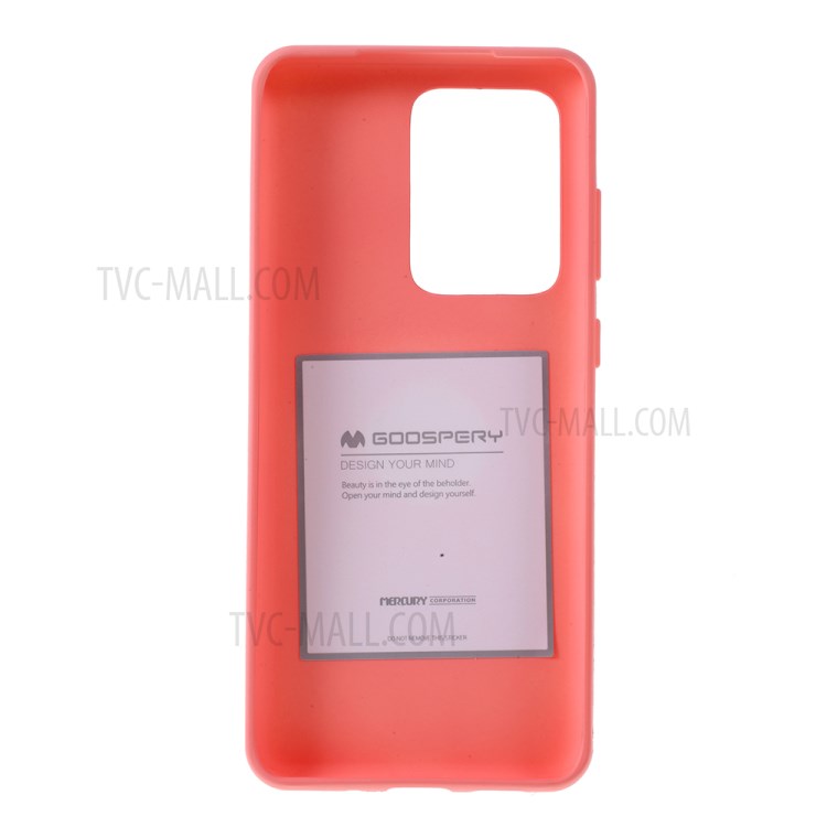MERCURY GOOSPERY Matte TPU Back Phone Case Accessory for Samsung Galaxy S20 Ultra - Watermelon Red-3