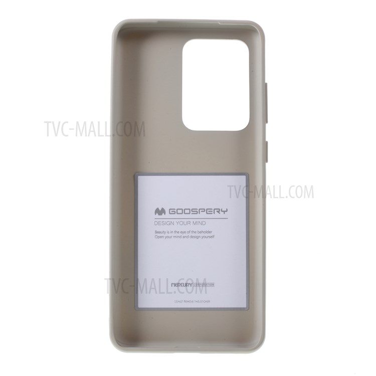MERCURY GOOSPERY Matte TPU Back Phone Case Accessory for Samsung Galaxy S20 Ultra - Grey-3