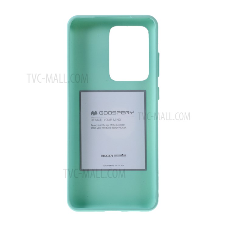 MERCURY GOOSPERY Matte TPU Back Phone Case Accessory for Samsung Galaxy S20 Ultra - Cyan-3