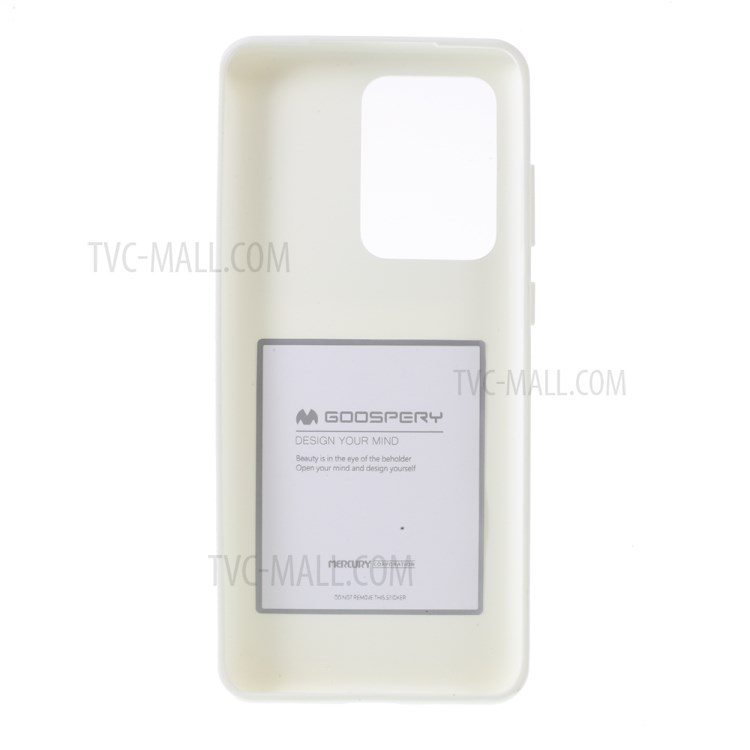 MERCURY GOOSPERY Matte TPU Back Phone Case Accessory for Samsung Galaxy S20 Ultra - White-3