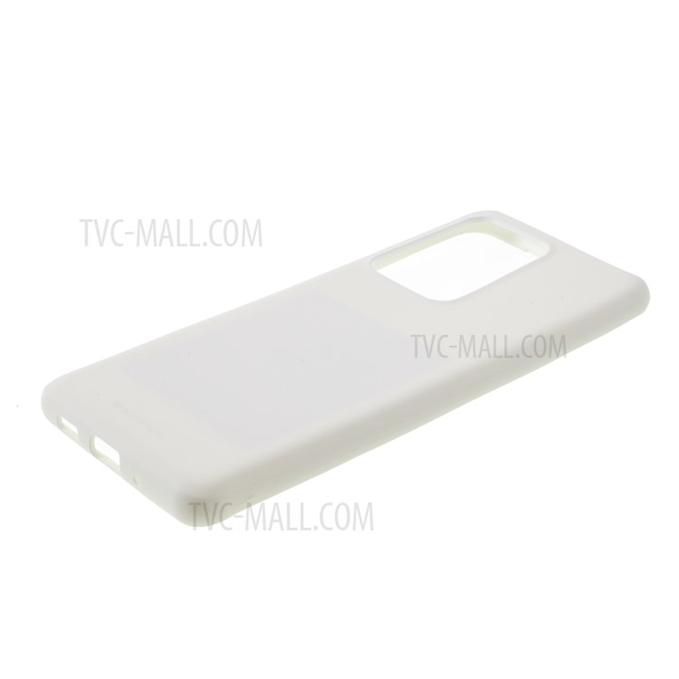 MERCURY GOOSPERY Matte TPU Back Phone Case Accessory for Samsung Galaxy S20 Ultra - White-4