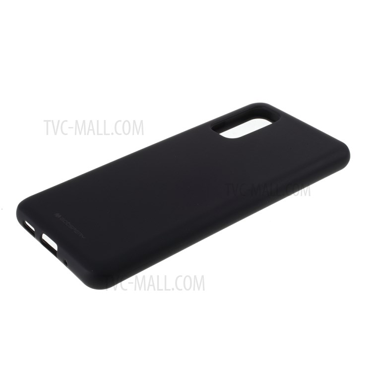 MERCURY GOOSPERY Soft Feeling Series Matte TPU Cover Shell for Samsung Galaxy S20 - Black-5