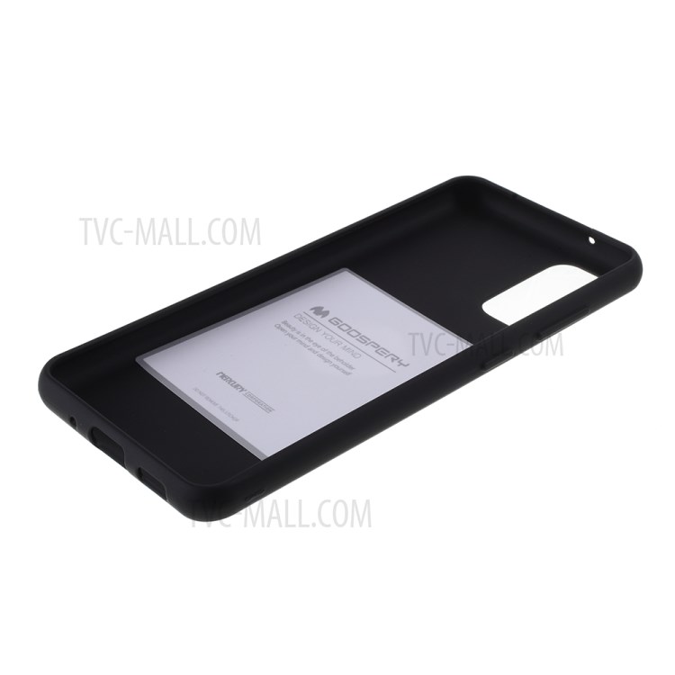 MERCURY GOOSPERY Soft Feeling Series Matte TPU Cover Shell for Samsung Galaxy S20 - Black-7