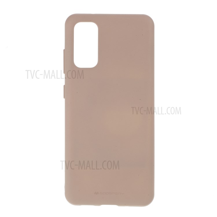MERCURY GOOSPERY Soft Feeling Series Matte TPU Cover Shell for Samsung Galaxy S20 - Light Pink-1