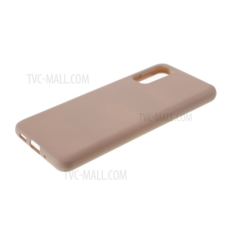MERCURY GOOSPERY Soft Feeling Series Matte TPU Cover Shell for Samsung Galaxy S20 - Light Pink-4