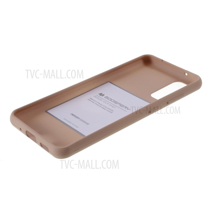 MERCURY GOOSPERY Soft Feeling Series Matte TPU Cover Shell for Samsung Galaxy S20 - Light Pink-5