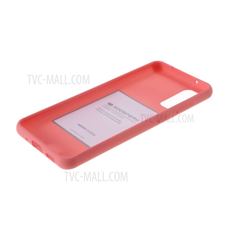 MERCURY GOOSPERY Soft Feeling Series Matte TPU Cover Shell for Samsung Galaxy S20 - Pink-5