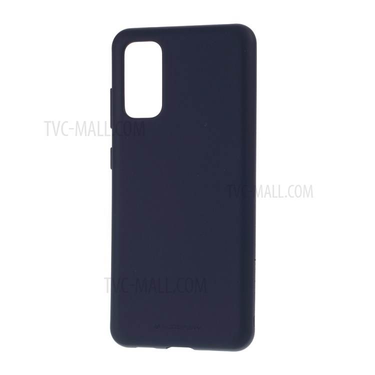 MERCURY GOOSPERY Soft Feeling Series Matte TPU Cover Shell for Samsung Galaxy S20 - Dark Blue-2