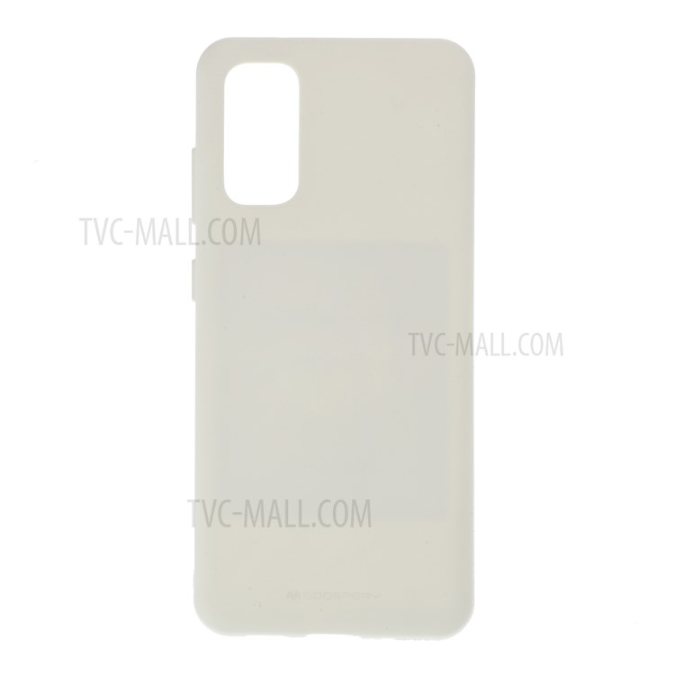 MERCURY GOOSPERY Soft Feeling Series Matte TPU Cover Shell for Samsung Galaxy S20 - White-1