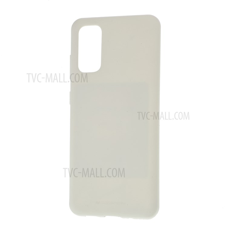 MERCURY GOOSPERY Soft Feeling Series Matte TPU Cover Shell for Samsung Galaxy S20 - White-2