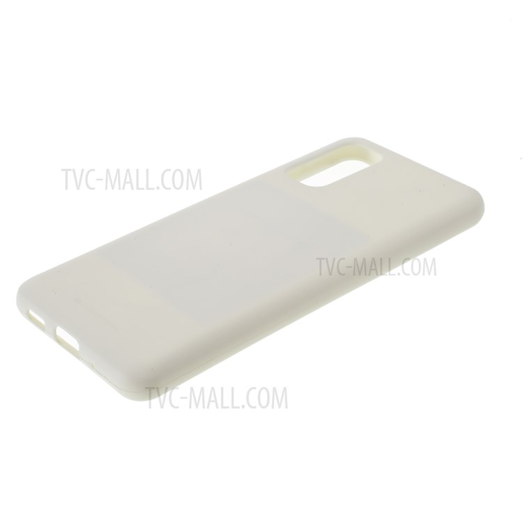 MERCURY GOOSPERY Soft Feeling Series Matte TPU Cover Shell for Samsung Galaxy S20 - White-4