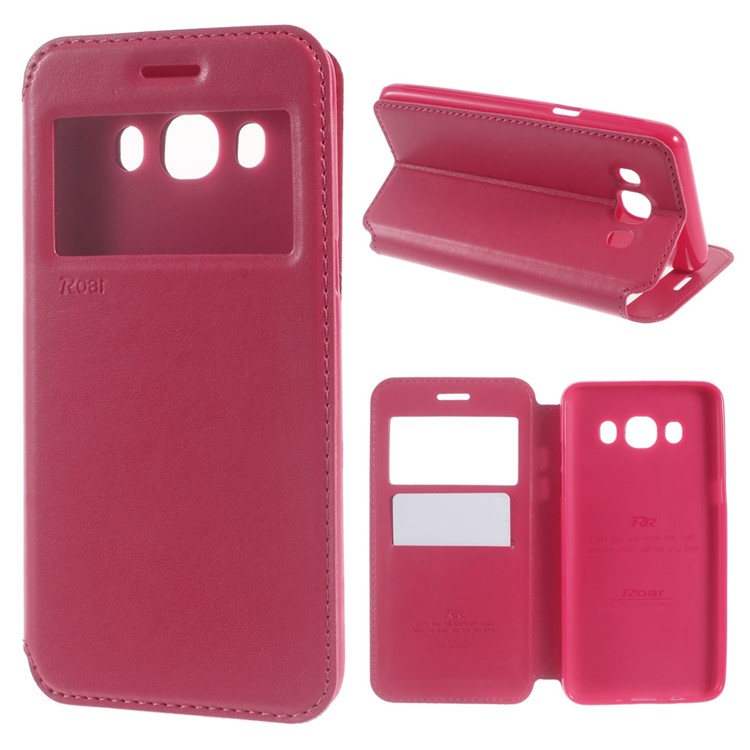 

ROAR KOREA Noble Window View Leather Shell for Samsung Galaxy J5 (2016) - Rose