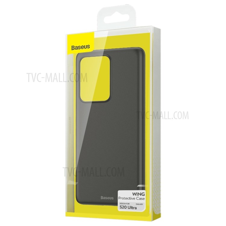 BASEUS Ultra Thin Matte PP Case Cover for Samsung Galaxy S20 Ultra - Transparent Black-11