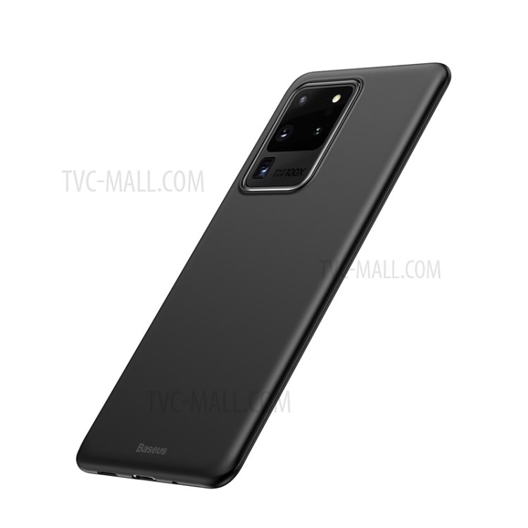 BASEUS Ultra Thin Matte PP Case Cover for Samsung Galaxy S20 Ultra - Transparent Black-7