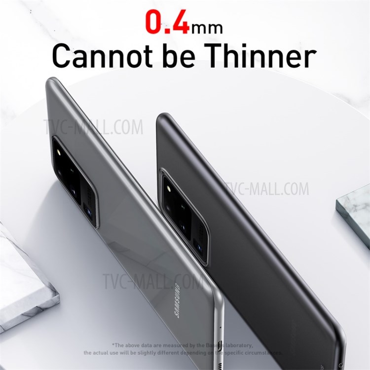 BASEUS Ultradünne Matte PP-Kastenabdeckung Für Samsung-Galaxie S20 Ultra - Schwarz-2