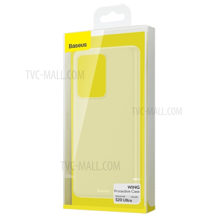 BASEUS Ultra Thin Matte PP Case Cover for Samsung Galaxy S20 Ultra - White-12