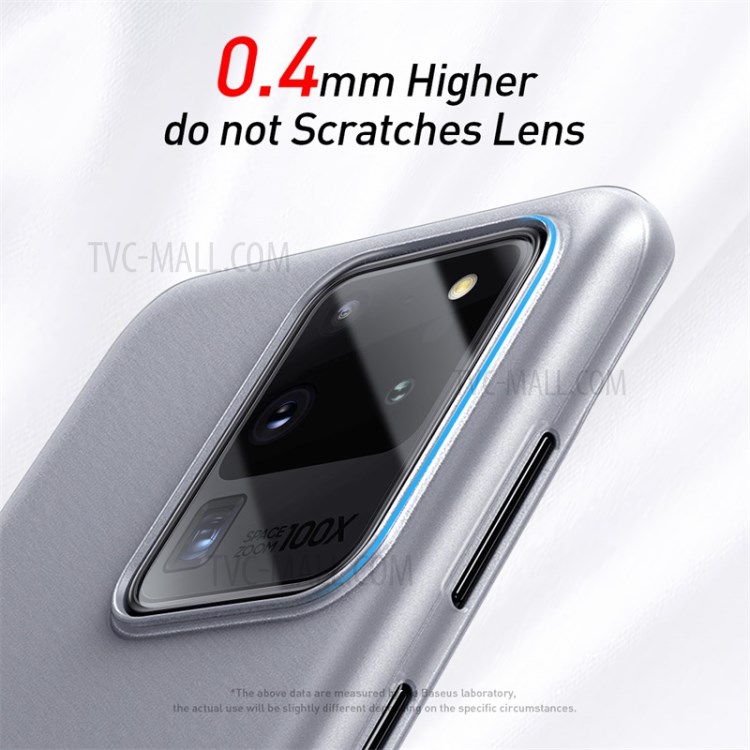 BASEUS Ultra Thin Matte PP Case Cover for Samsung Galaxy S20 Ultra - White-5
