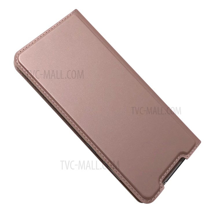 Magnetic Adsorption Stand Leather Card Holder Case for Samsung Galaxy S20 Plus - Rose Gold-6