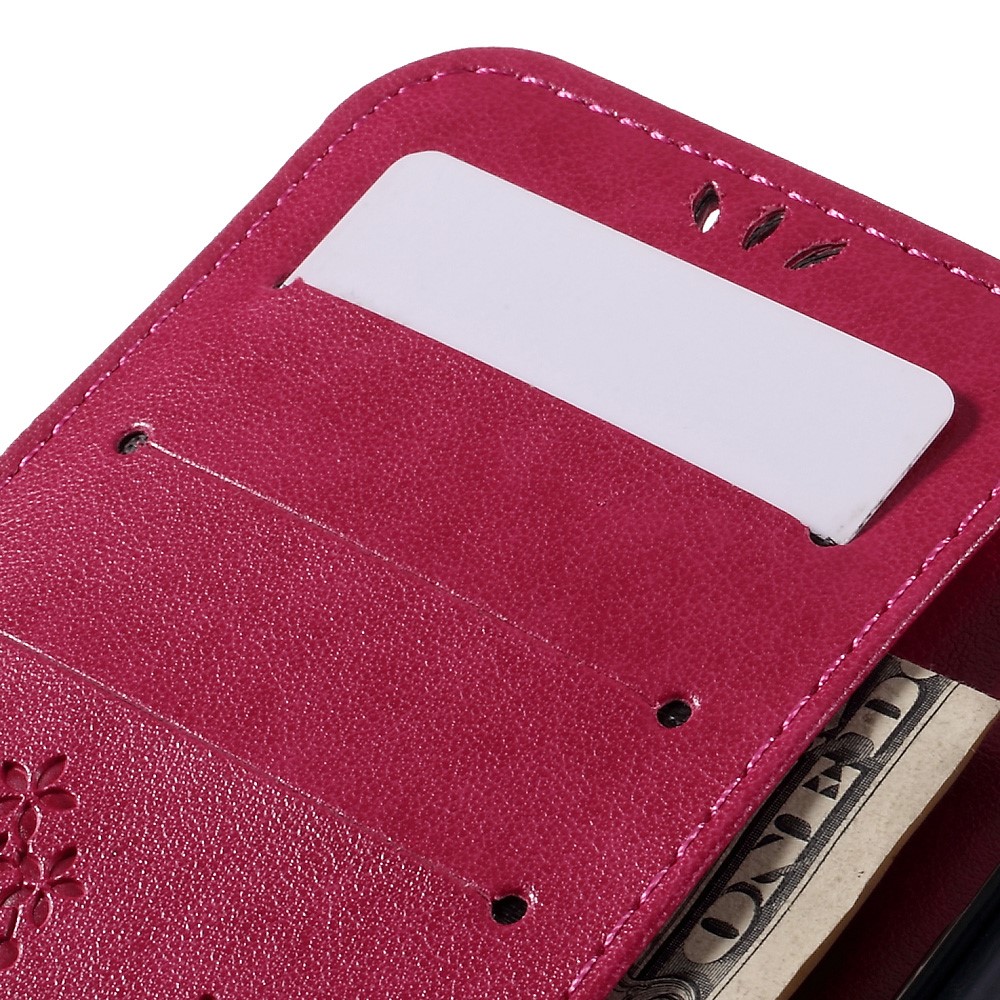 Butterfly Stand Leather Case for Samsung Galaxy S7 edge G935 - Red-8