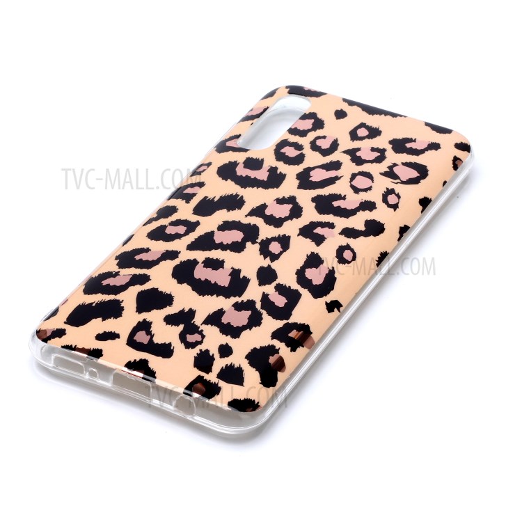Marble Pattern Electroplating IMD TPU Phone Cover for Samsung Galaxy A50/A50s/A30s - Leopard-3