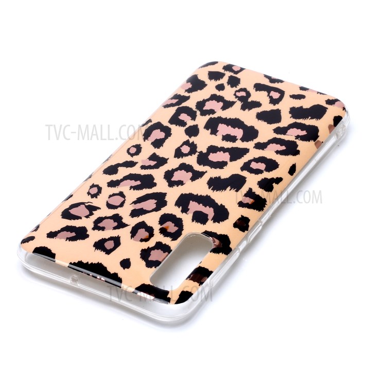 Marble Pattern Electroplating IMD TPU Phone Cover for Samsung Galaxy A50/A50s/A30s - Leopard-4