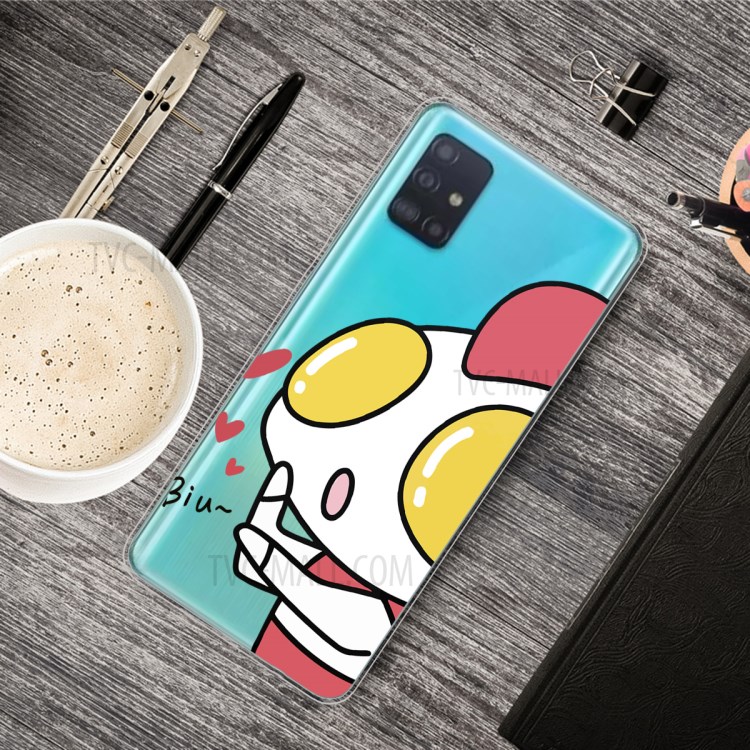 Cartoon Style Printing TPU Phone Flexible Case for Samsung Galaxy A51 - Cartoon Boy-2