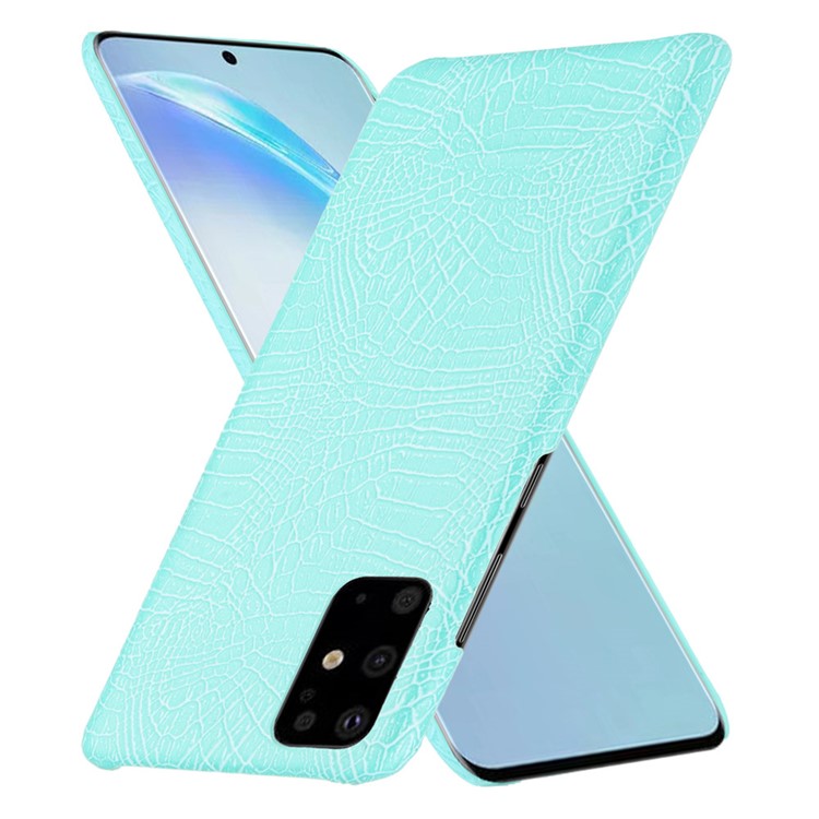 Crocodile Skin PU Leather Coated Hard PC Shell for Samsung Galaxy S20 Plus / S20 Plus 5G - Baby Blue-2