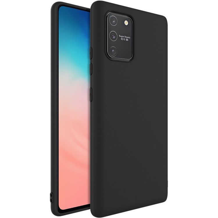 IMAK UC-1 Series Frosting TPU Protective Phone Shell for Samsung Galaxy A91/S10 Lite/M80s - Black