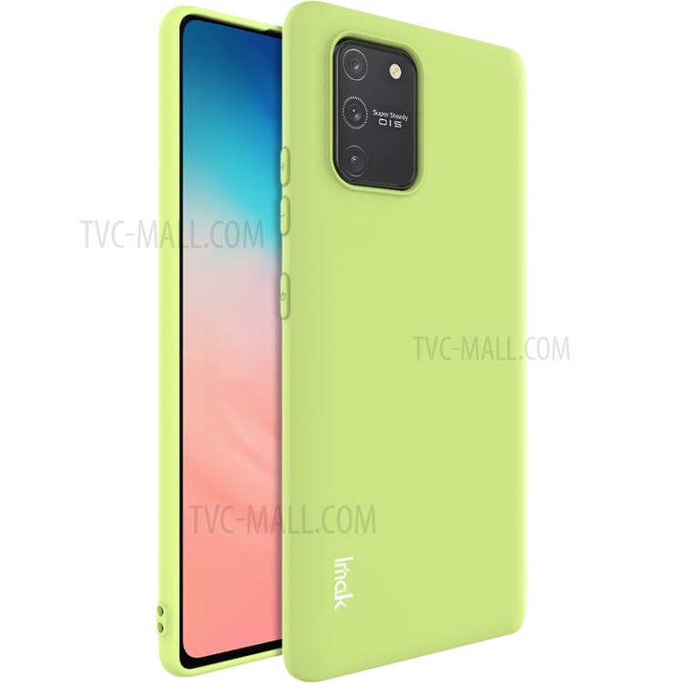 Serie Helar Cáscara TPU Teléfono Protectora Para Samsung IMAK 1 UC-galaxy A91 / S10 Lite / M80s - Verde Claro-1