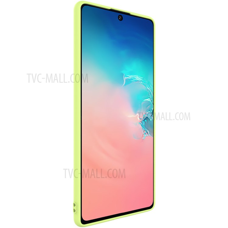 Serie Helar Cáscara TPU Teléfono Protectora Para Samsung IMAK 1 UC-galaxy A91 / S10 Lite / M80s - Verde Claro-4