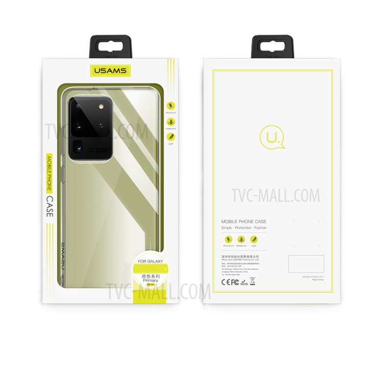 USAMS Primary Color Series Transparent TPU Shell for Samsung Galaxy S20 Plus-3