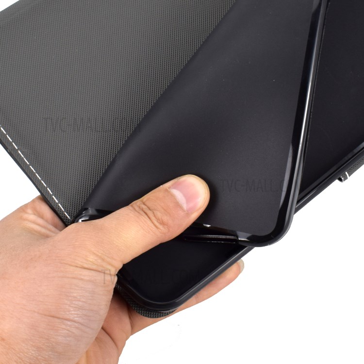 Imprint Elephant Pattern Leather Stand Tablet Cover for Samsung Galaxy Tab A 10.1 (2019) T510 - Black-12