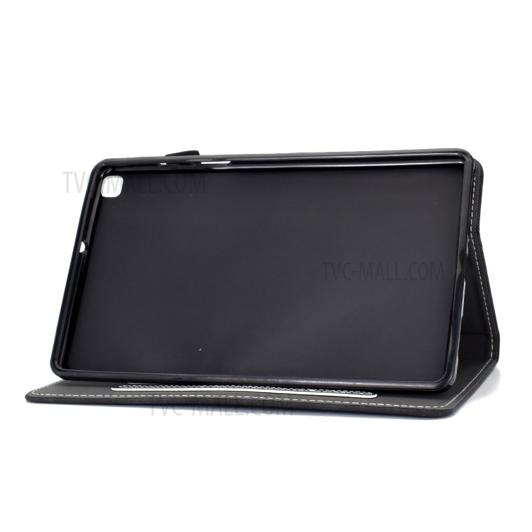 Imprint Elephant Card Slots Leather Stand Tablet Case for Samsung Galaxy Tab A 8.0 Wi-Fi (2019) SM-T290/T295 - Black-8