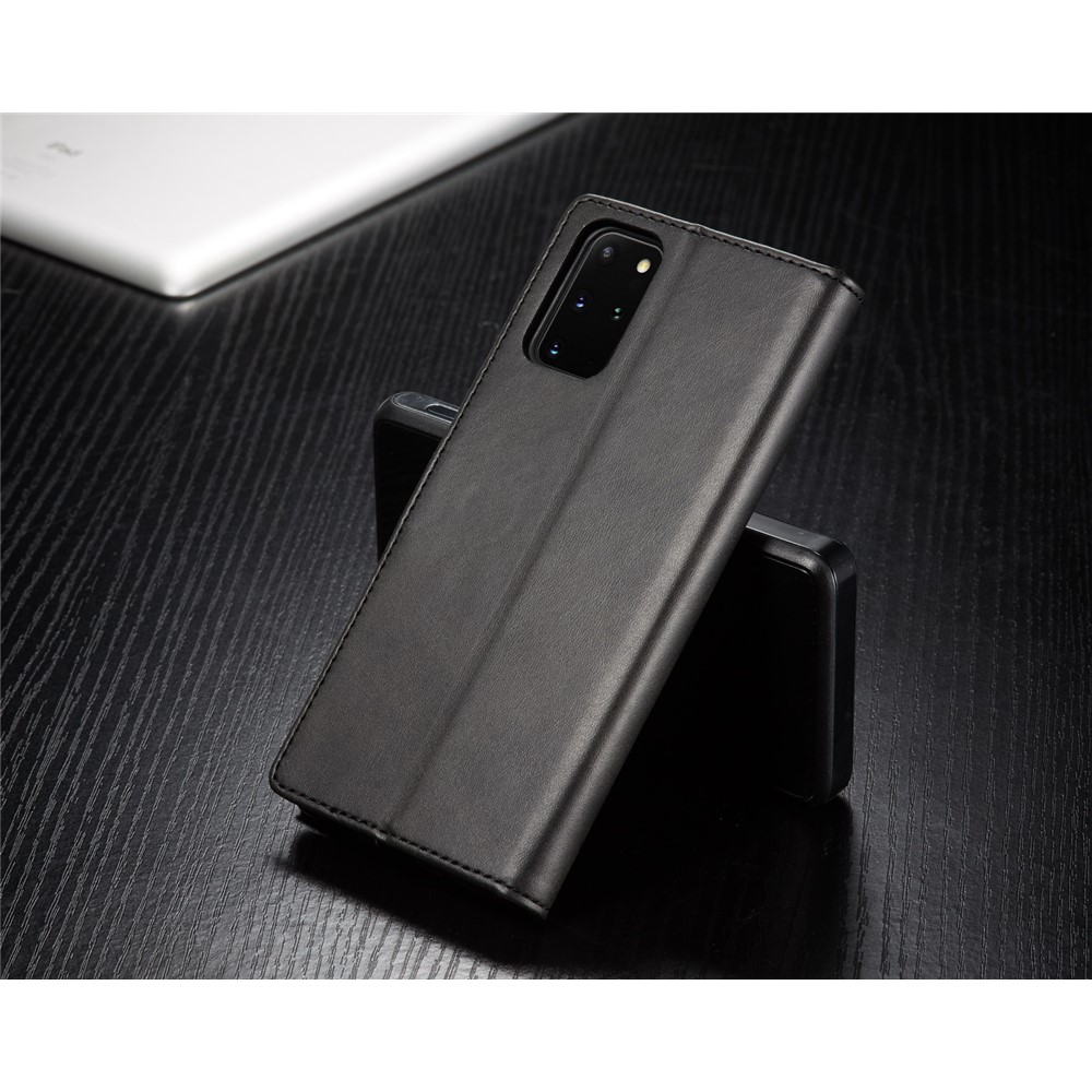 LC.IMEEKE Leather Wallet Stand Case for Samsung Galaxy S20 Plus - Black-5